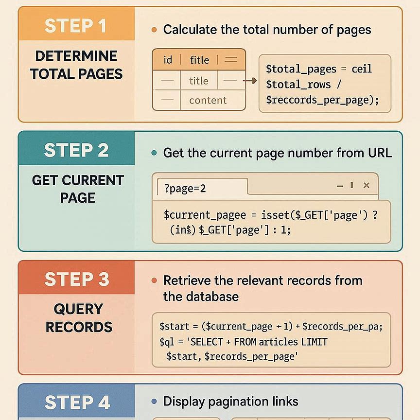 Cara Membuat Pagination dengan PHP untuk Menampilkan Data Lebih Efisien