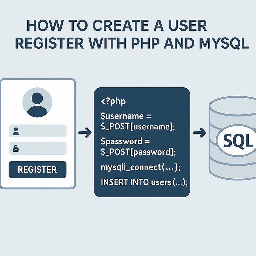 Cara Membuat Register User dengan PHP dan MySQL untuk Pemula