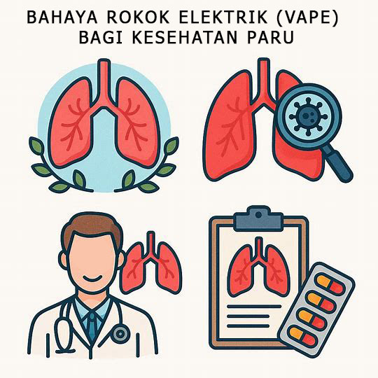 Bahaya Rokok Elektrik (Vape) bagi Kesehatan Paru yang Wajib Diwaspadai
