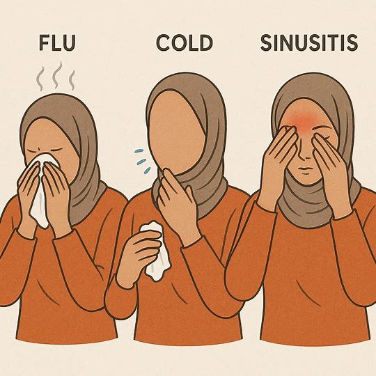 5 Cara Membedakan Flu, Pilek, dan Sinusitis dengan Mudah