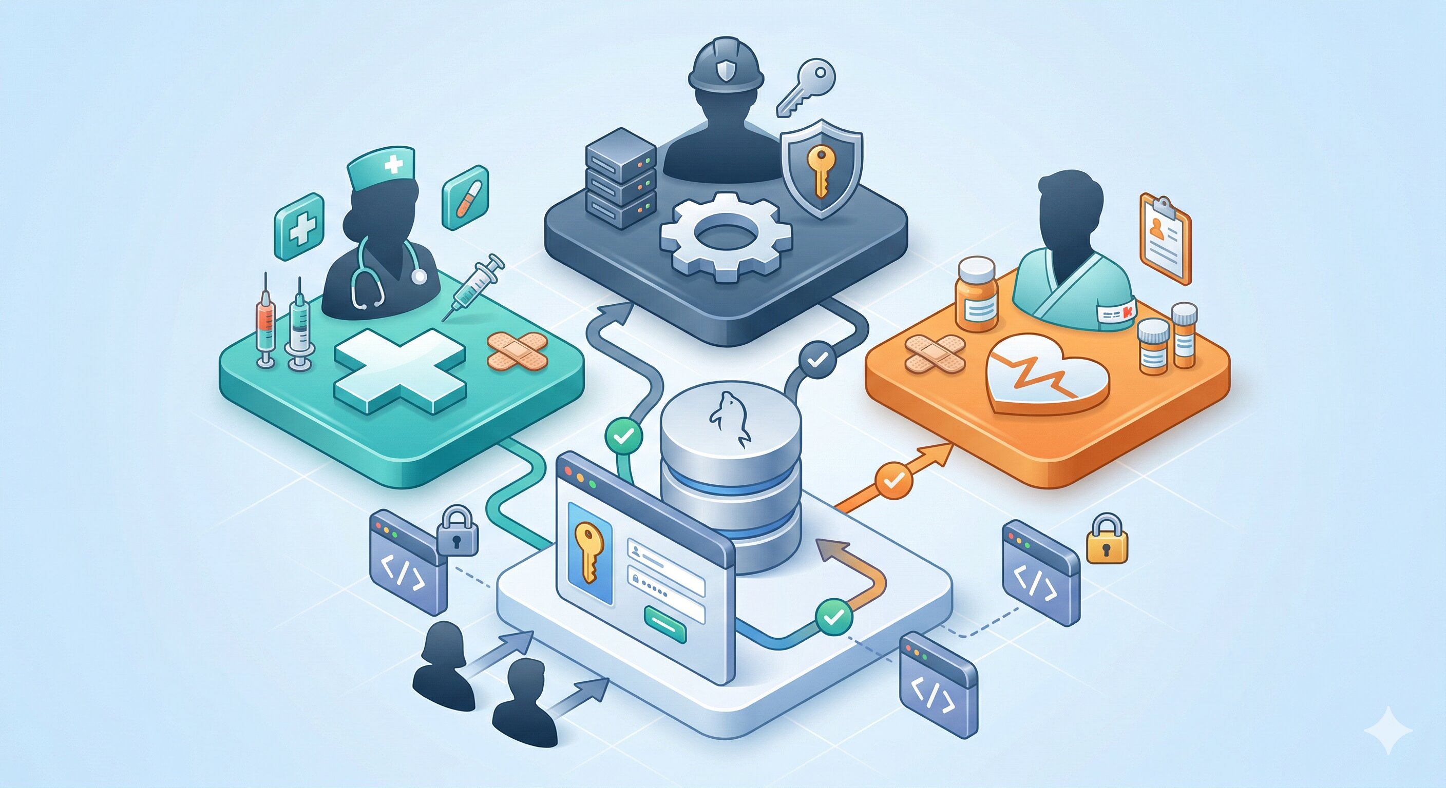 Cara Membuat Sistem Login Multi-Level (Admin, Bidan/Dokter, Pasien) di PHP & MySQL